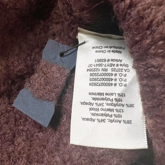 Aritzia Wilfred Free Brisinger Alpaca Merino Wool Oversized Chunky Knit Sweater - Picture 8 of 10